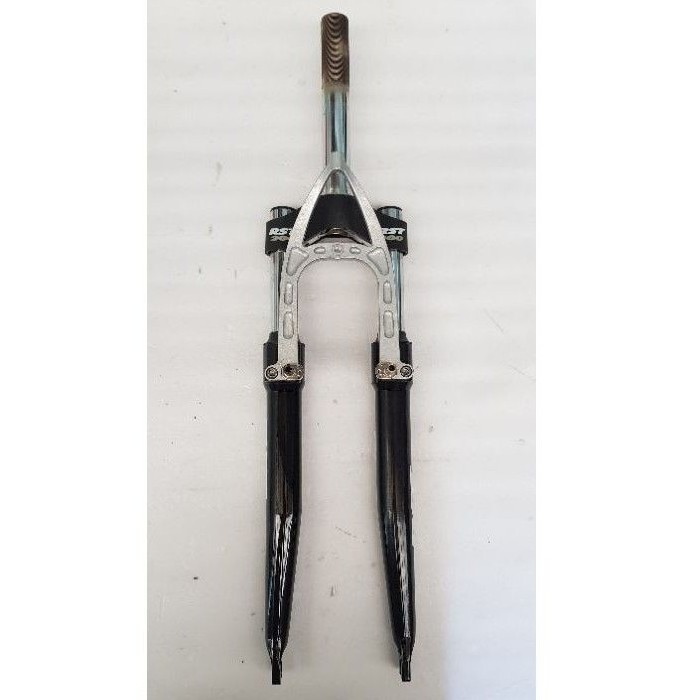 Fork Suspension Sepeda RST 200 Ukuran 25,4 Velg 26 Taiwan Hitam MTB / Federal NOS