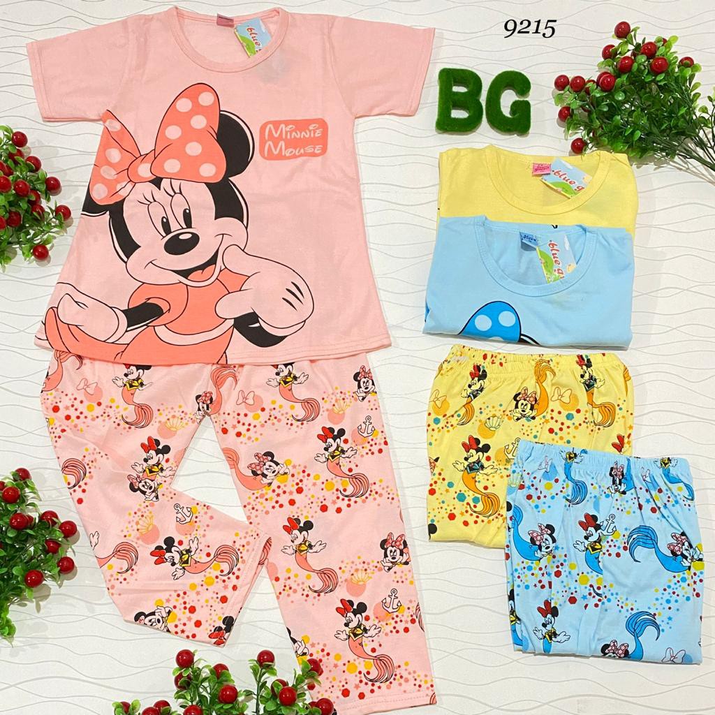 SARDILIE - USIA 7 - 8 TAHUN SETELAN PANJANG CP ANAK PEREMPUAN KARAKTER MINNIE MOUSE