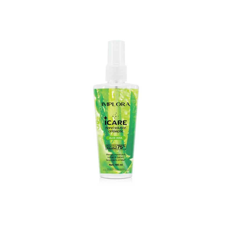 Implora icare hand solution antiseptic Aloe Vera 100ml