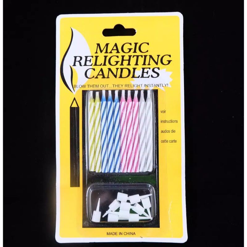 Lilin Magic ulang tahun / Lilin magic ultah / Magic lightning candle Y1