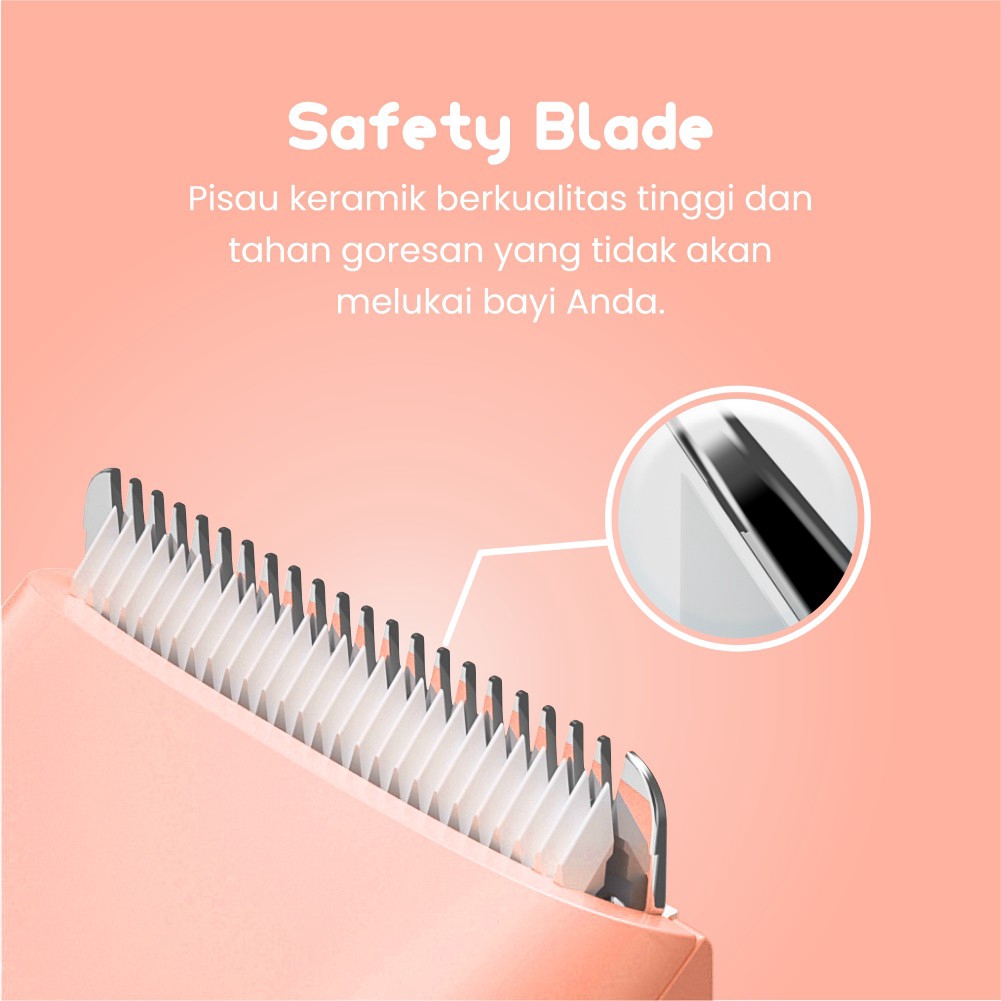 ELEK122 CUKUR RAMBUT BABYHOOD HAIR CLIPPER WATERPROOF &amp; SAFETY BB2011CUKUR RAMBUT BABYHOOD HAIR CLIP