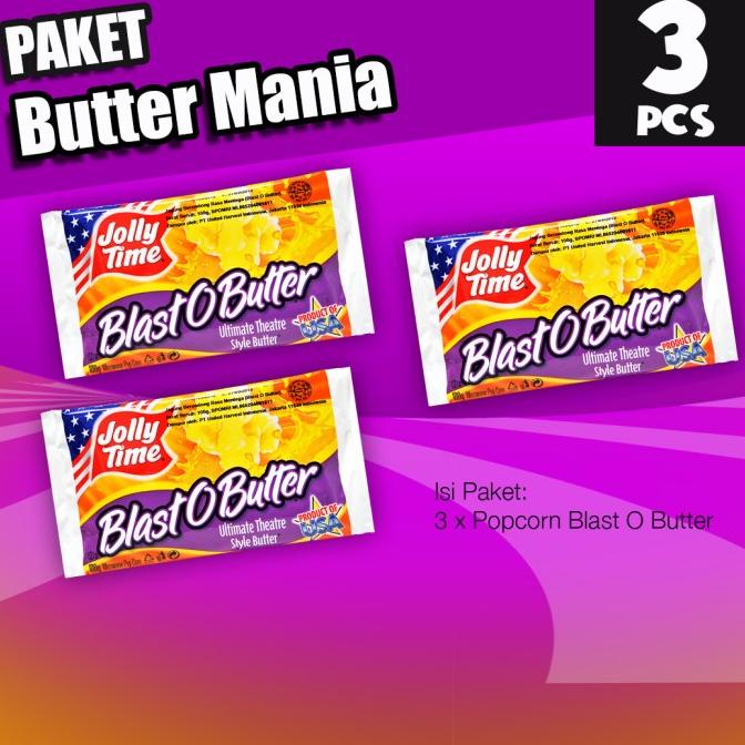 

Paket Butter Mania (3BOB) - Jolly Time Mircowave Popcorn