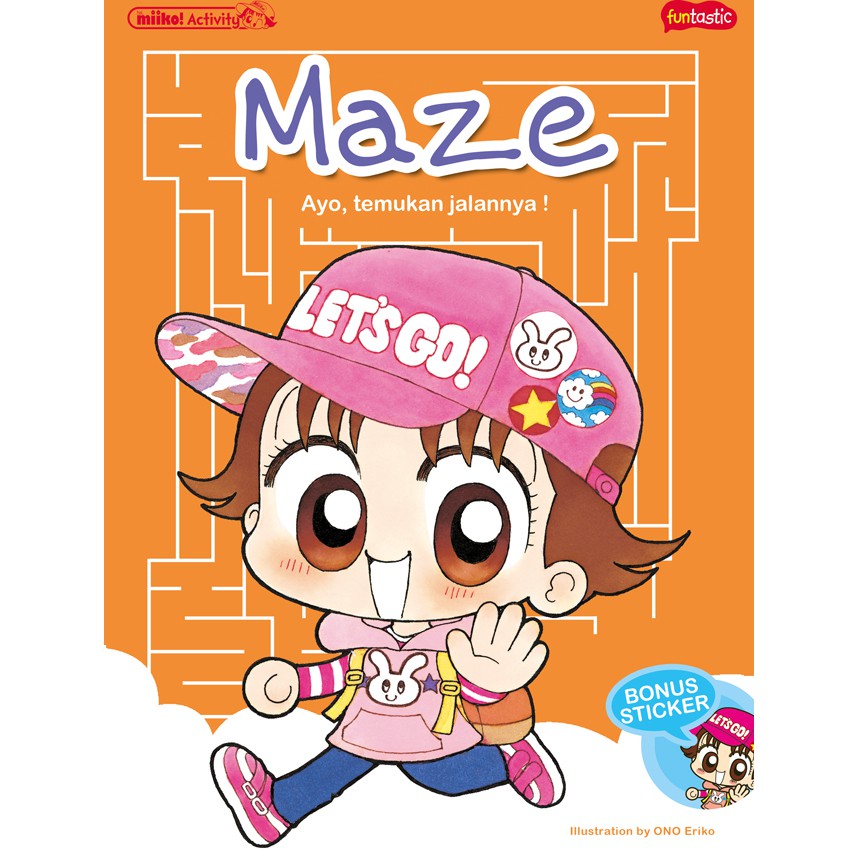 Miiko Activity - Maze - Buku Aktivitas Anak