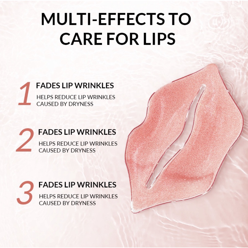 BIOAQUA masker bibir lip mask Cherry collagen Moisturizing Essence Lip Mask 6g/pcs masker perawatan bibir