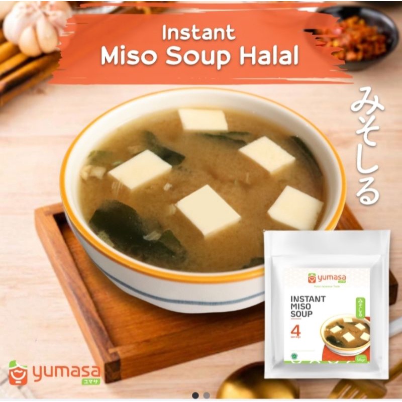 

YUMASA Japanese Miso Soup Instant 50 Gram