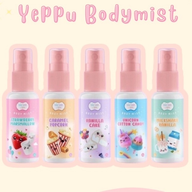 BODYMIST DESSERT SERIES BY YEPPU-YEPPU / BODYMIST YEPPU YEPPU KIYOWO DESSERT SERIES