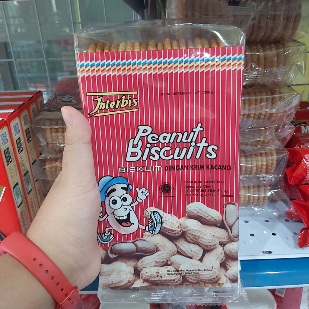 

INTERBIS PEANUT BISCUITS BISKUIT KRIM KACANG 300GR