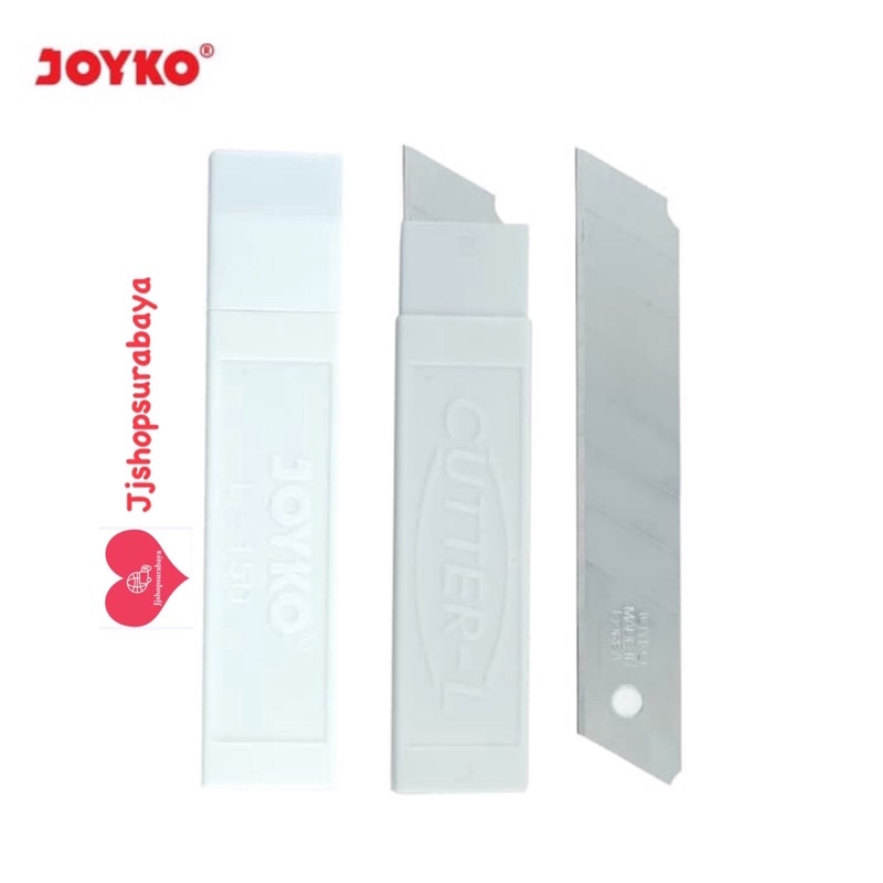 

cutter blade refill/ isi pisau pemotong merk Joyko L-150 (1 tube isi 5 pc)