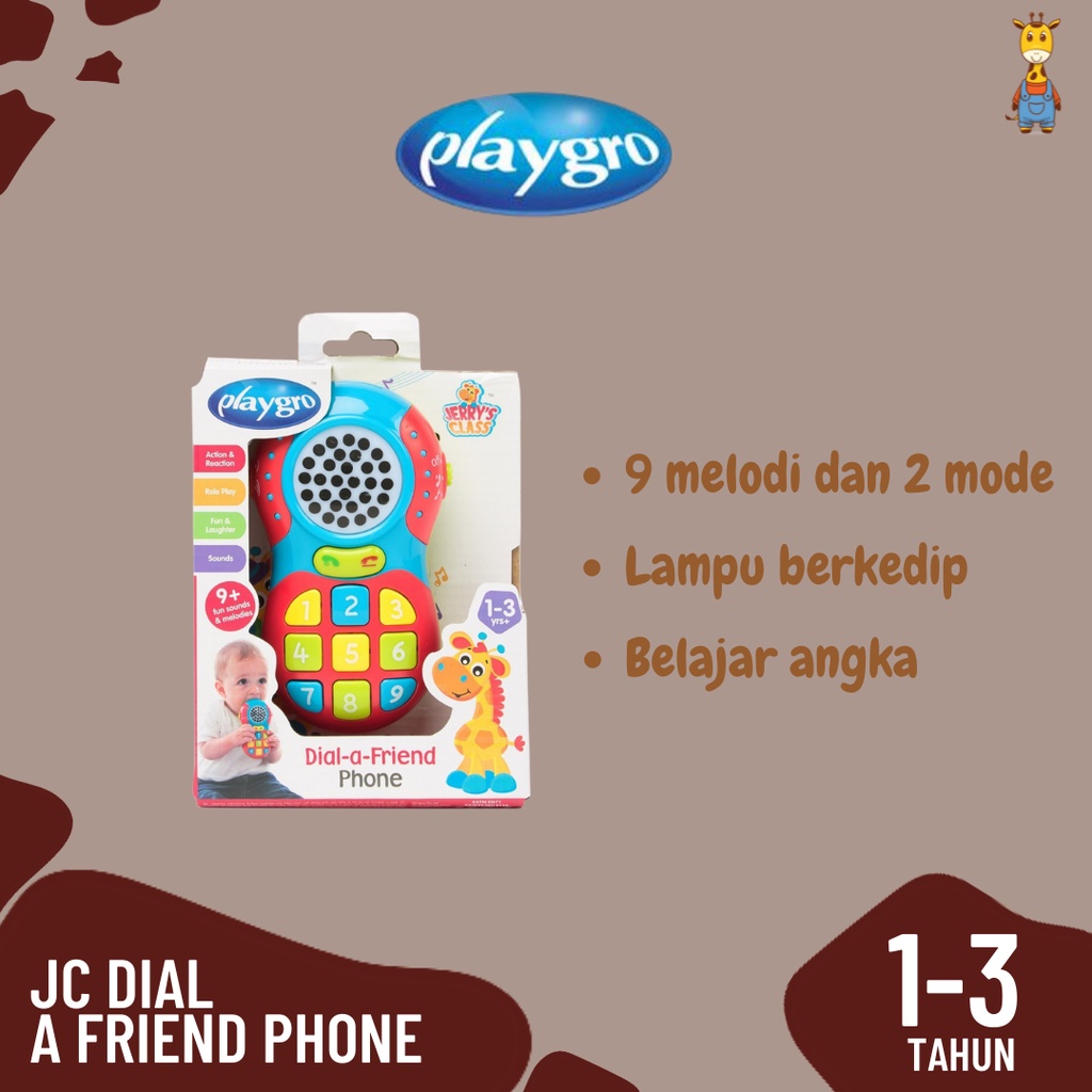 Playgro JC Dial A Friend Phone