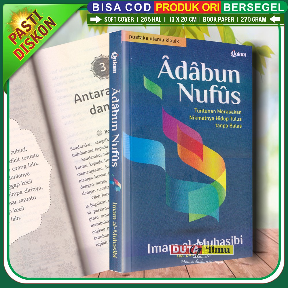 ADABUN NUFUS  Tuntunan Merasakan Nikmatnya HIDUP TULUS TANPA BATAS - Qalam