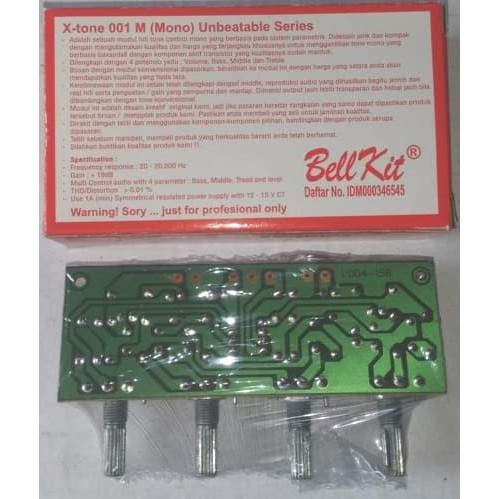 Bell Kit Stereo Tone Control X Tone 001 M GSX 053