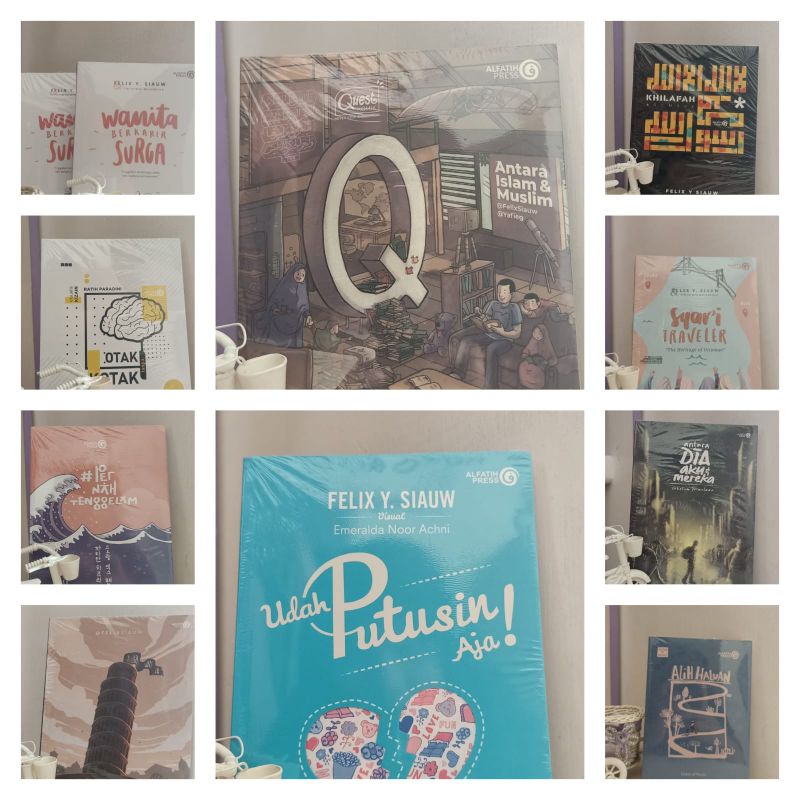 Buku Karangan Ustadz Felix Siauw WBS BTI UPA SYAR'I TRAVELER YB TGOTE ADAM