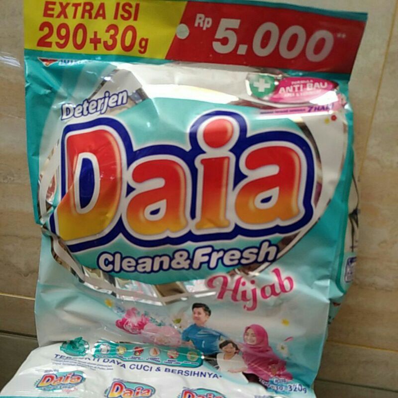 Sabun Cuci Deterjen DAIA 245GR 5000an HIJAB