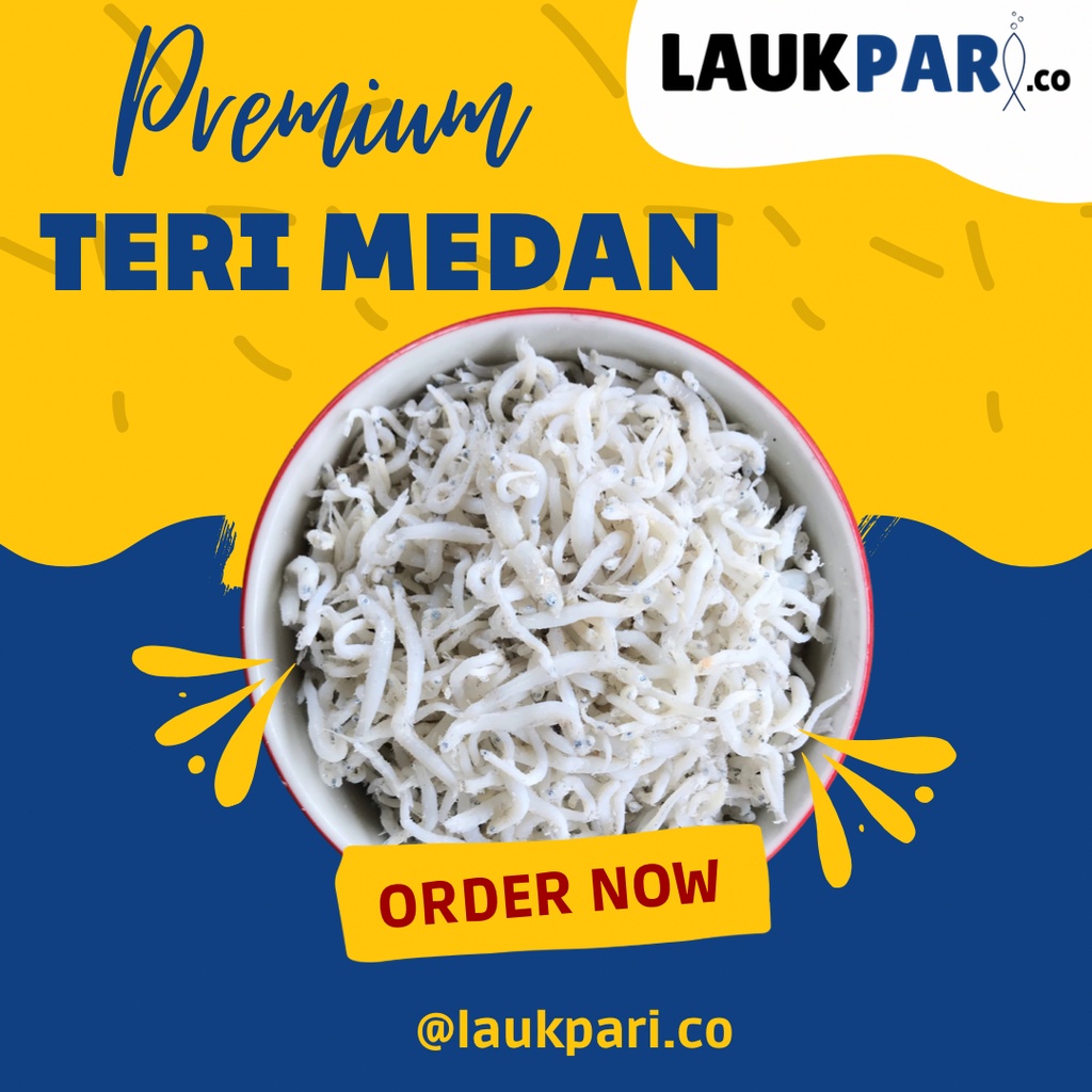 

Ikan Asin Teri Medan Premium Berkualitas 1 KG Murah