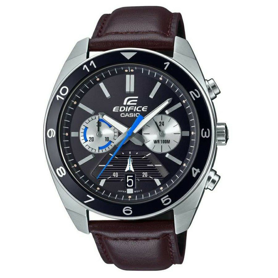 Jam Tangan Pria Casio Edifice Kulit Original 1806