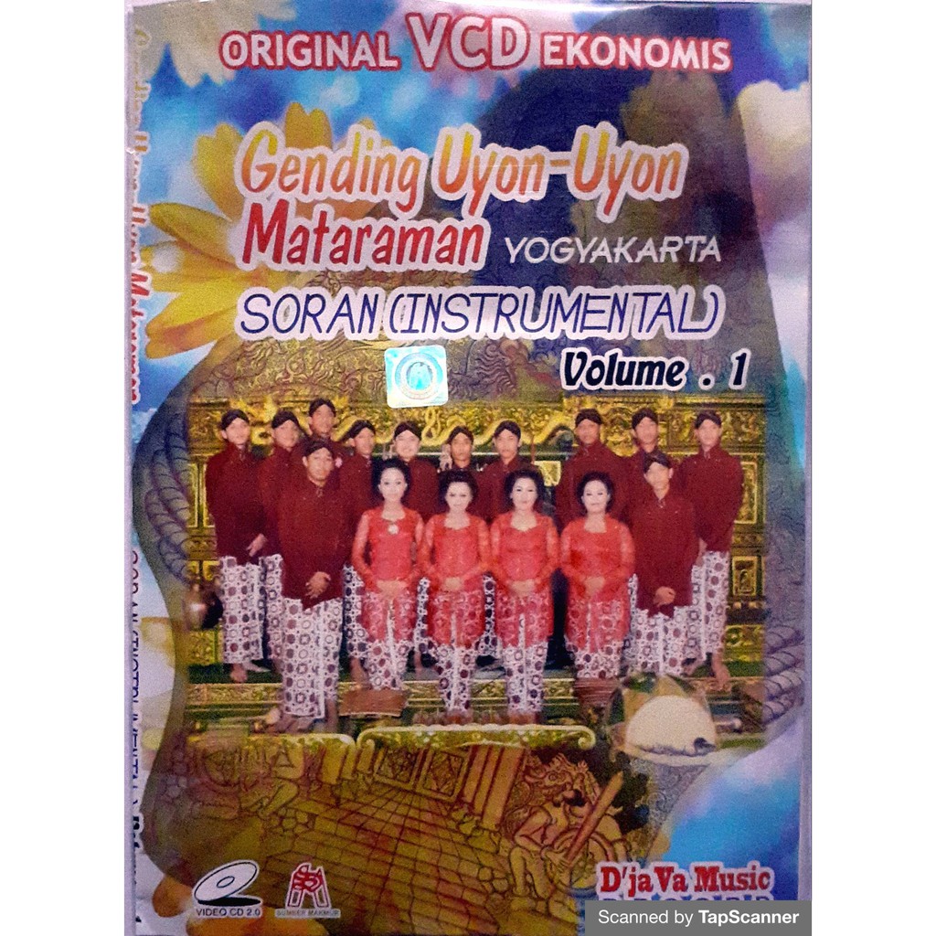 Gending Uyon Uyon Mataraman Yogyakarta Soran Instrumental Vol.1 | VCD Original