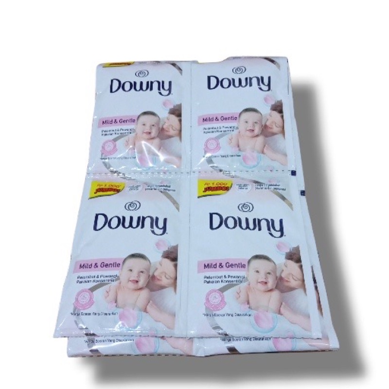 Downy Baby Mild &amp; Gentle Softener Pelembut Pakaian Bayi Pewangi Baju Sachet // Downy Parfum Collection Passion Sunrise Mystique