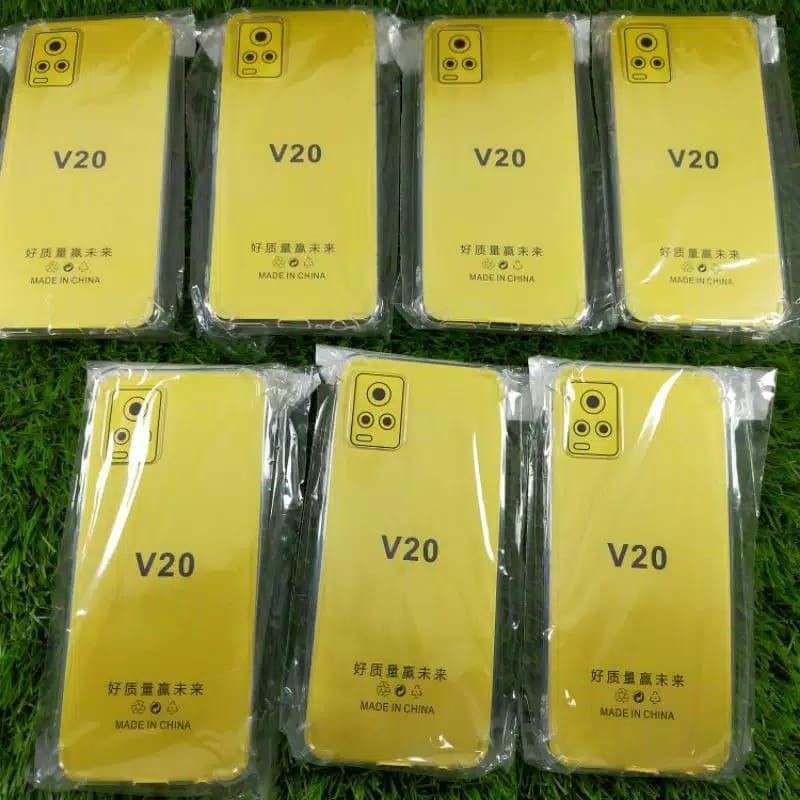 Anti Crack Vivo V20 Case AntiCrack Silikon Bening Vivo V20