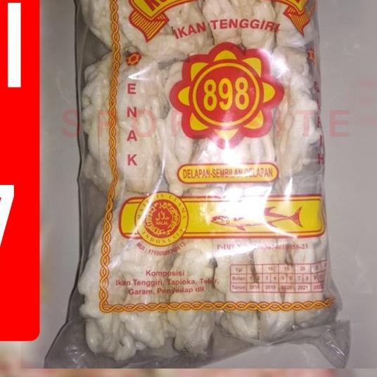 

➽ Kerupuk Bangka Ikan Tenggiri Snack 898 Isi 18 Pcs Besar ❁