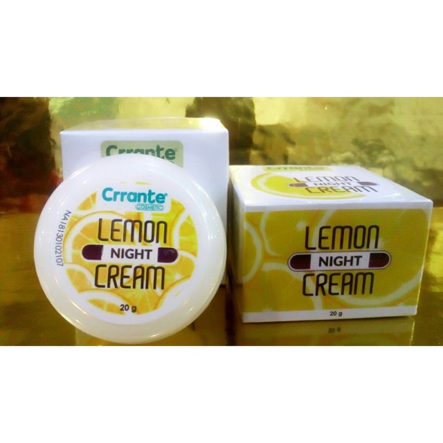 CRRANTE LEMON NIGHT CREAM 20 Gr