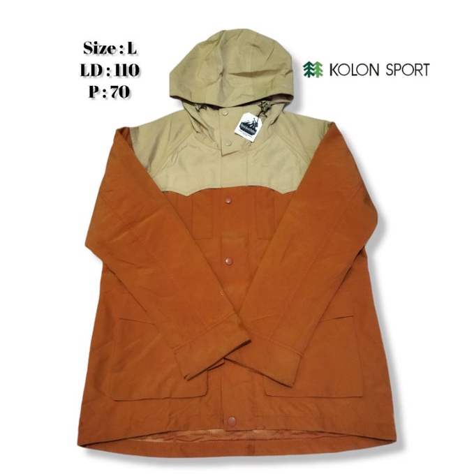 jaket outdoor second kolonsport goretex size l