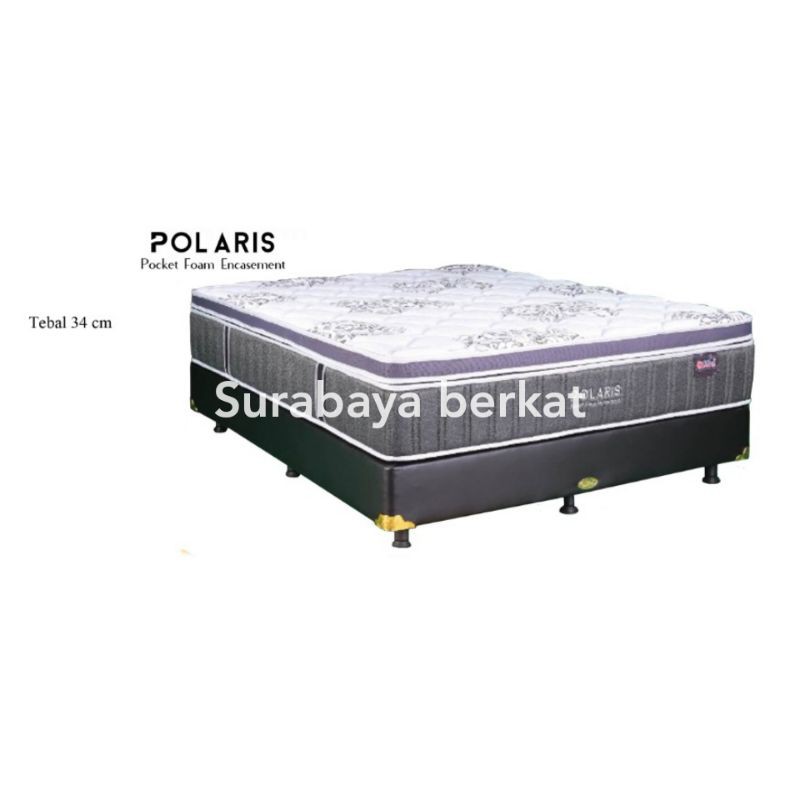 spring bed central polaris kasur saja