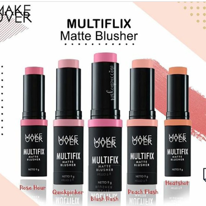 ★ BB ★ MAKE OVER Blush On Multifix Matte Blusher