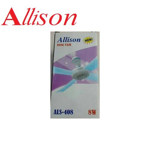 FLASH SALE !! KIPAS ANGIN GANTUNG 8W ALLISON 4BALING BALING ANGIN SEPOY SEJUK HELI FAN 8 WATT