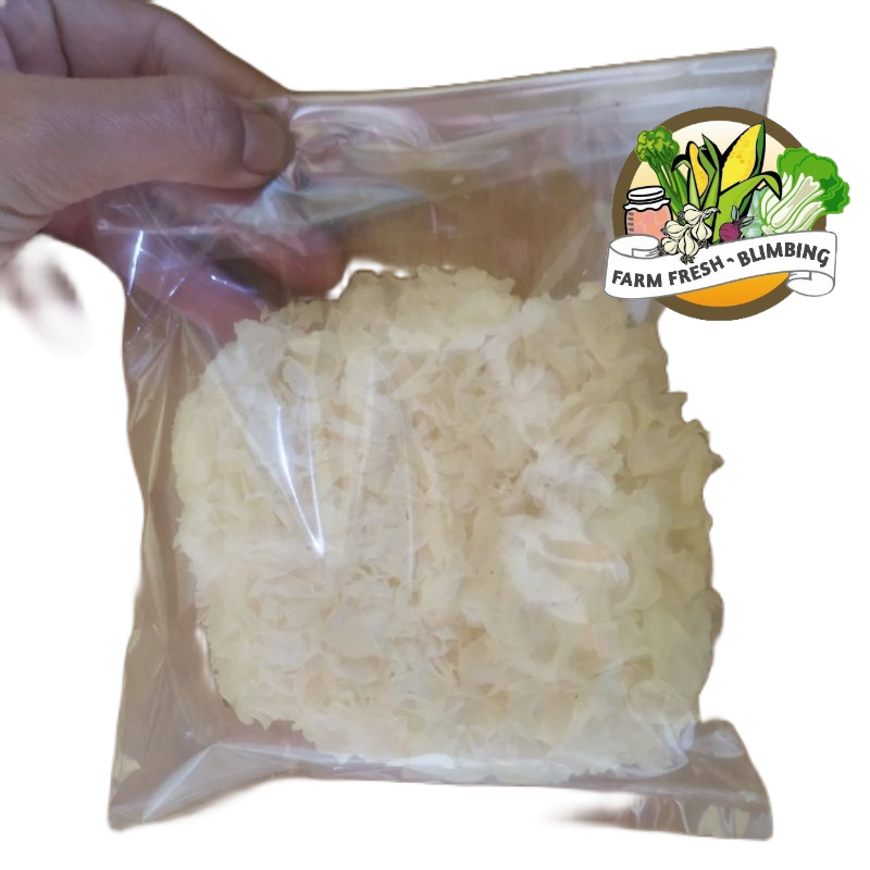 

Jamur Salju Putih / Jamur Es / White Fungus / Bai Mu Er 35 gram