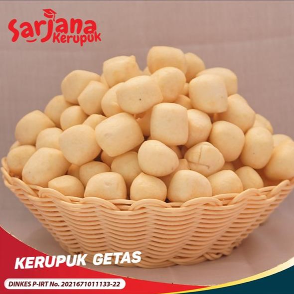 Kerupuk Getas Sarjana Bangka Super Ikan Tenggiri Best Seller