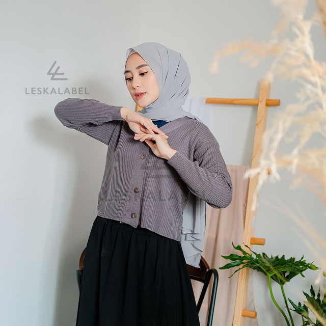 Cardigan Rajut Crop Wanita Sweater Premium Murah dan Tebal