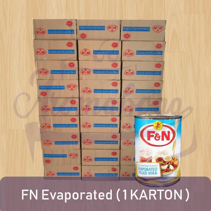 SUSU EVAPORASI F&N | FN EVAPORATED (1 KARTON)