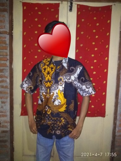 Batik Couple_maora Sania Ruffle Batik Couple Ori Atasan Wanita