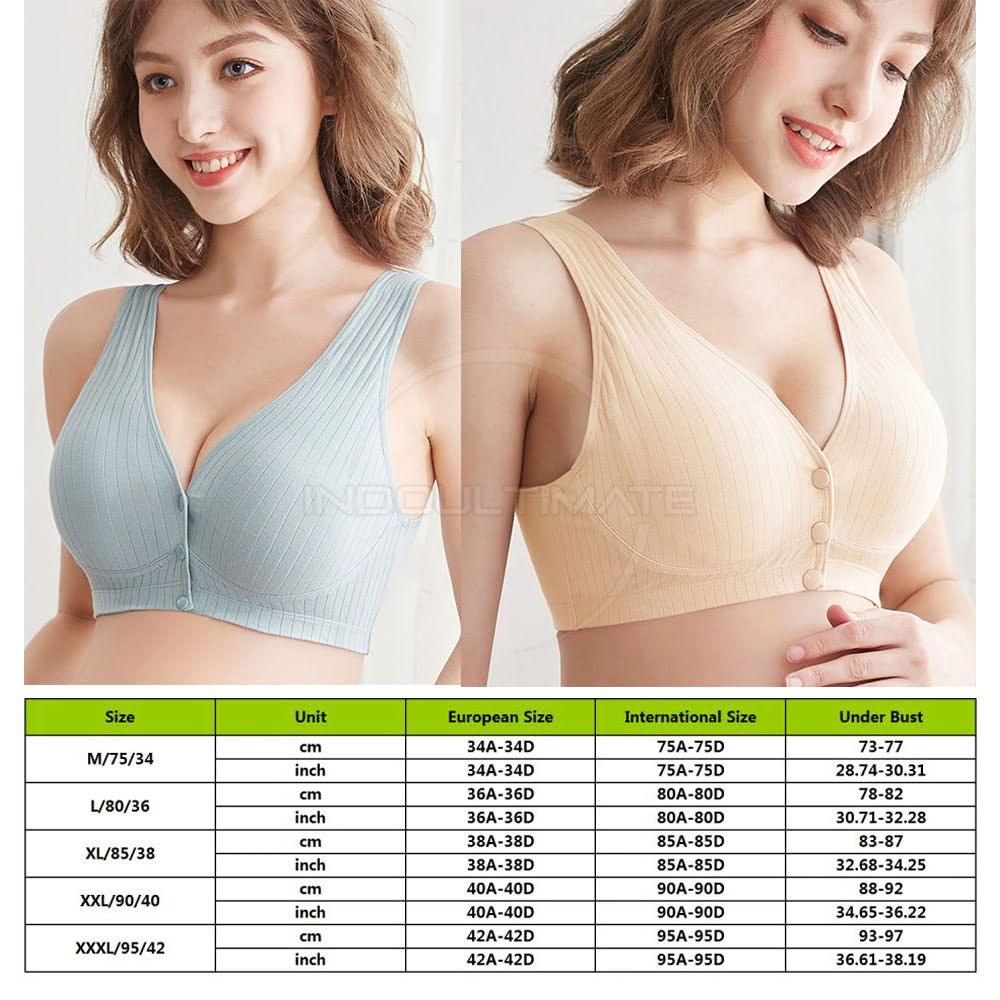 1Pcs BH Menyusui Spons Cewek Bra Wanita Bra Menyusui Tanpa Kawat BIM-03 Pakaian Dalam Perempuan