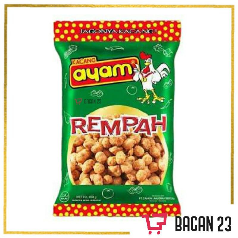 Kacang Ayam Rempah 450gr / Oleh Oleh khas Makassar / Bacan 23 - Bacan23