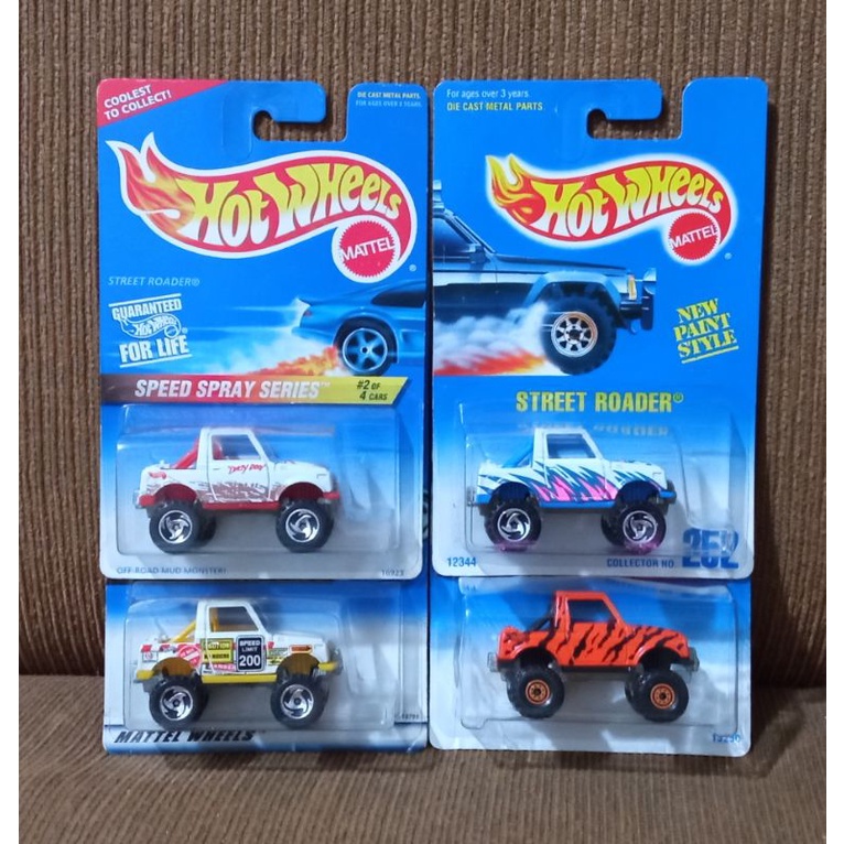 HOT WHEELS SUZUKI JIMNY STREET ROADER PAKET 4 VARIANT FULL BESI