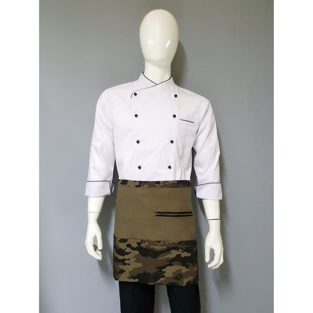 Chef Wear Apron Pendek Army