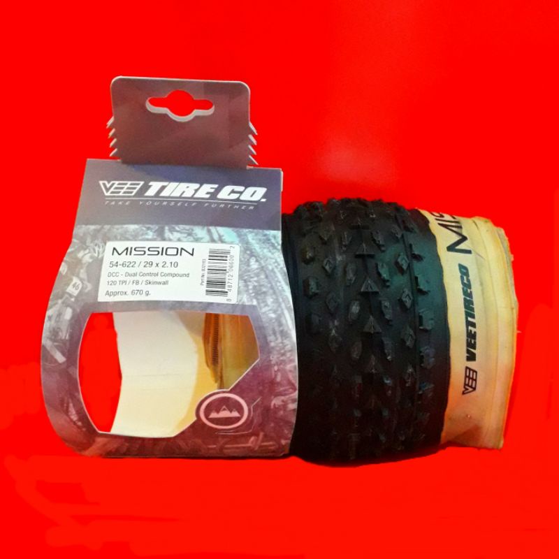 BAN LUAR MTB 29 X 2.10 - VEE TIRE MISSION DCC 29 X 2.10 SKINWALL