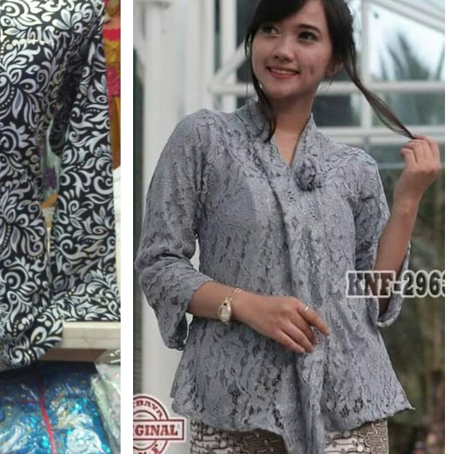 kebaya Brukat Floy kebaya kartini kebaya Floy Brukat set rek