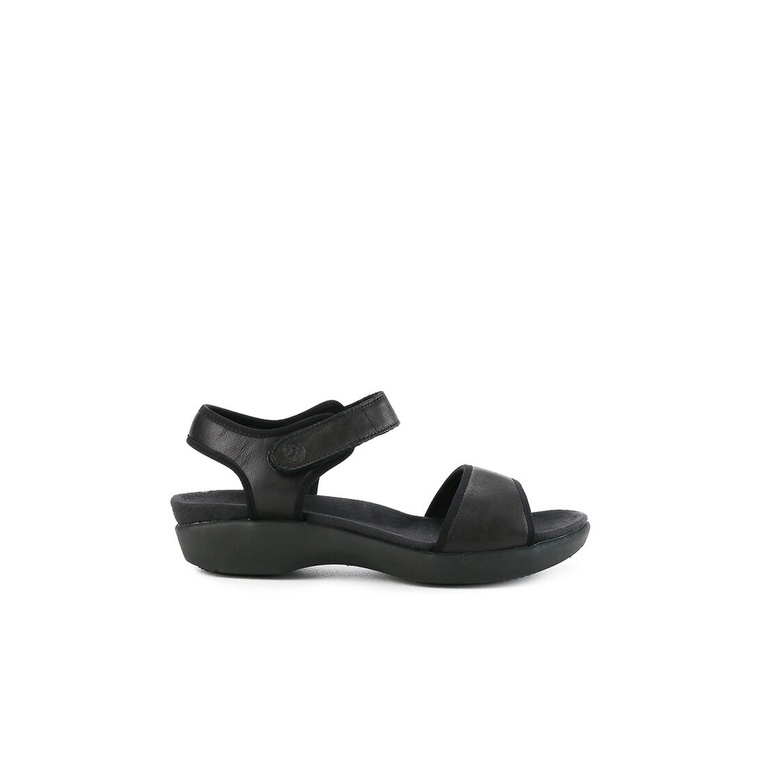 SANDAL KULIT HUSH PUPPIES WANITA ORIGINAL SLINGBACK CASUAL HITAM HW44