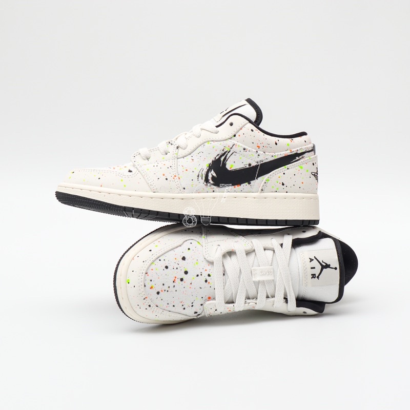 Air Jordan 1 Low Brushstroke GS Women