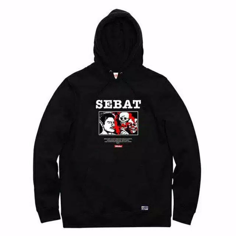 HOODIE "SEBAT" BY WOLES BLACK