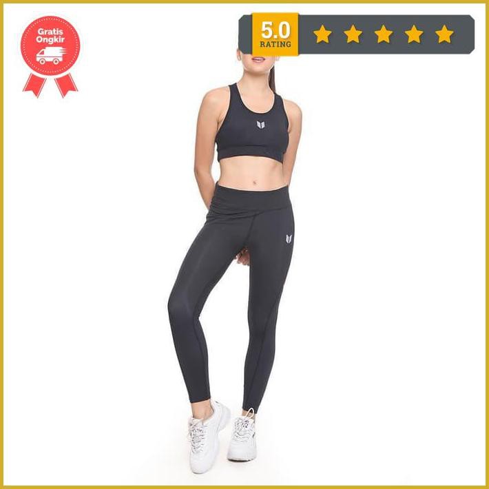 Enzoro - Pakaian Olahraga Wanita Relish Active Sport Bra - Black - Xl Terlaris