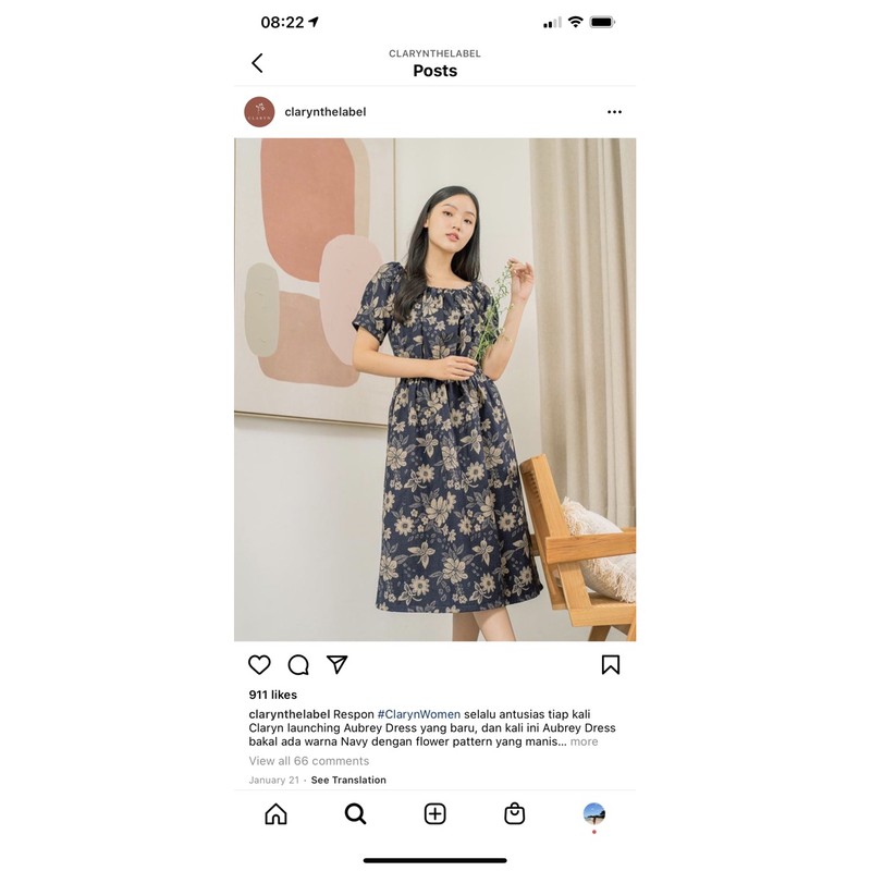 aubrey dress merek claryn