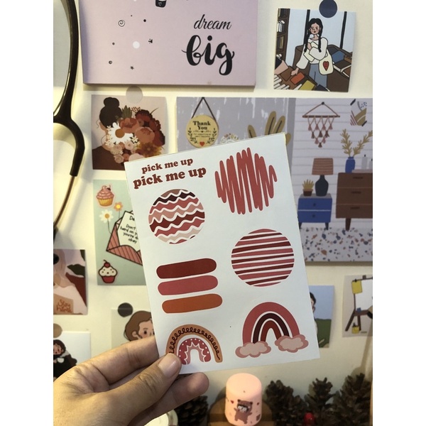 

Pick me up - Stickers sheet
