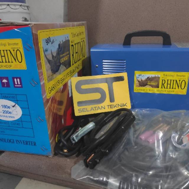rhino tig 160 mesin las ampere