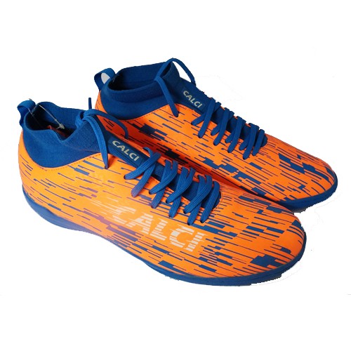 Sepatu Futsal Calci Titan Z Id (L.Orange Blue)
