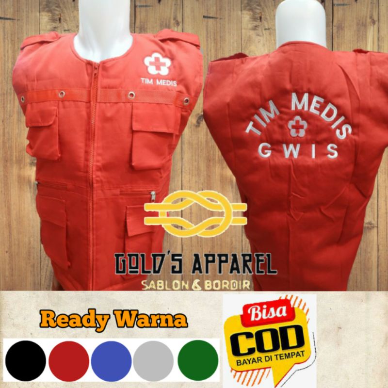 ROMPI LAPANGAN CUSTOM / ROMPI TACTICAL CUSTOM / ROMPI WARTAWAN CUSTOM / JAKET ROMPI CUSTOM / ROMPI T