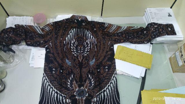 Kemeja Batik Pria Brahmakerta Batik Solo Modern Kemeja Pria Lengan Panjang Ori By Raja Sakti