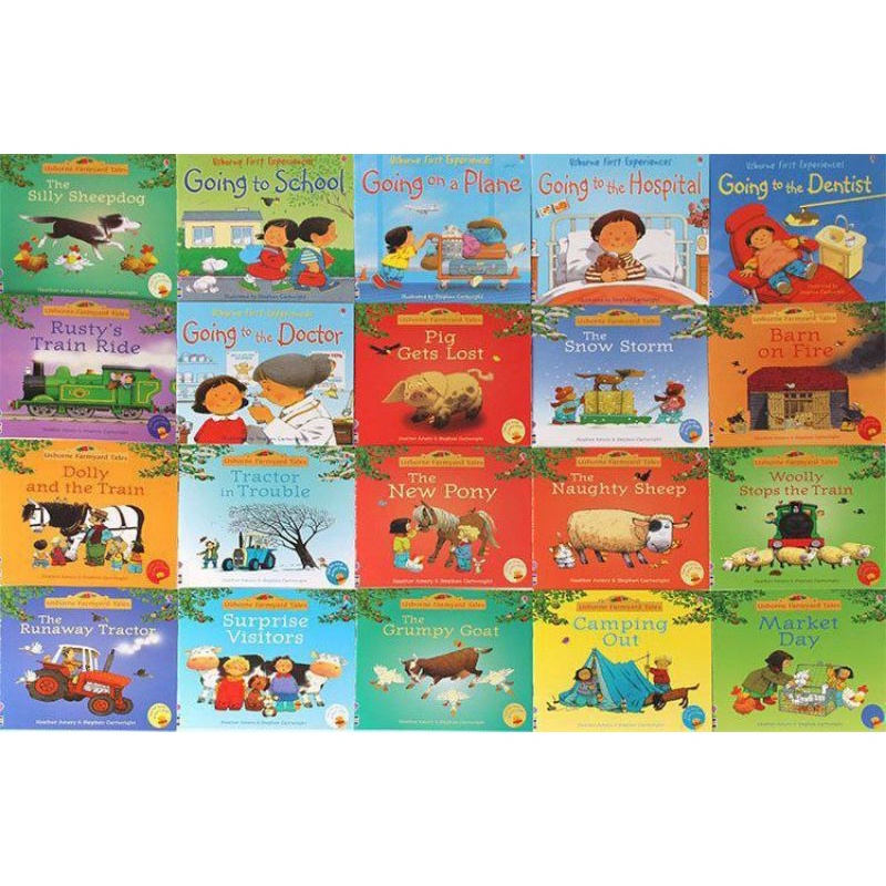 Usborne farmyard tales first experience dapat 20buku